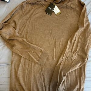 Hugo Boss Camel Knit Sweater